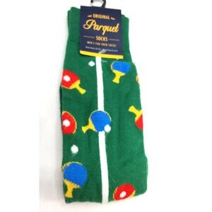 Ping Pong Socks Funny Mens Socks Great Gift for Ping Pong Lovers Novelty Socks